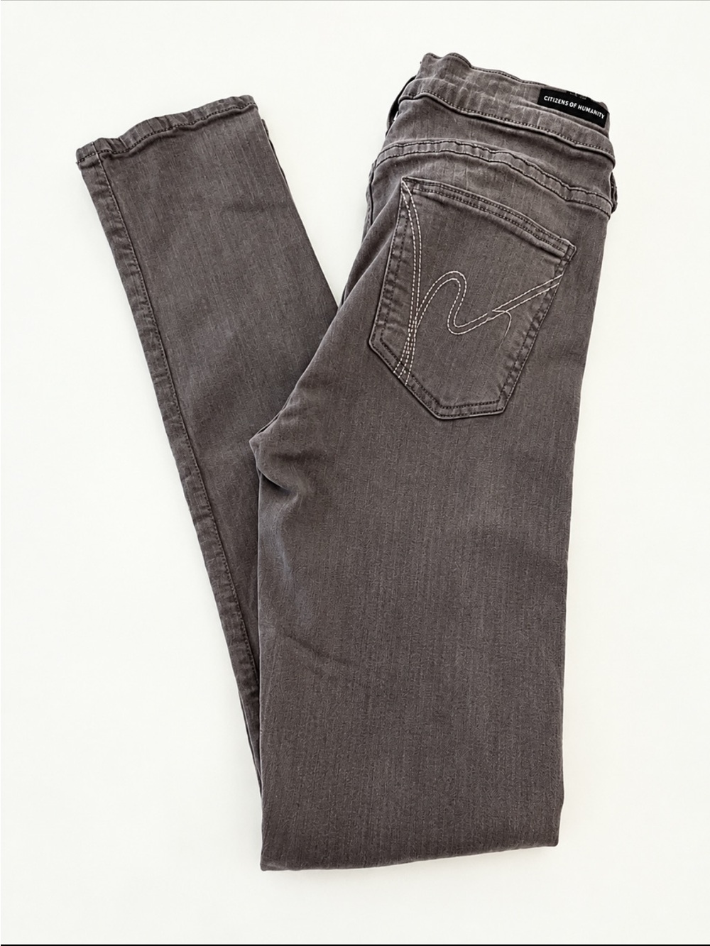 Citizens Of Humanity Charcoal Gray Skinny Jeans